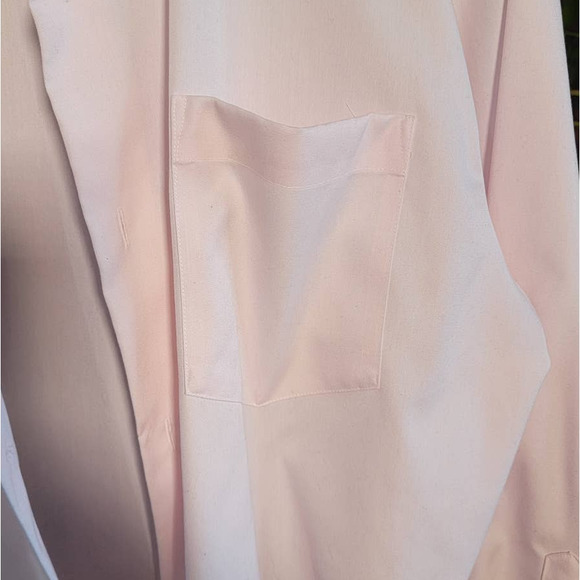 SEARS Pink Classic Button Down Collared Long-sleeved Shirt Men Size 17.5 - Picture 4 of 7